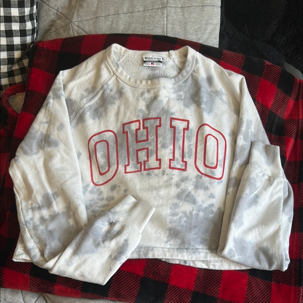 Champion Ohio Tie-Dye Sweatshirt